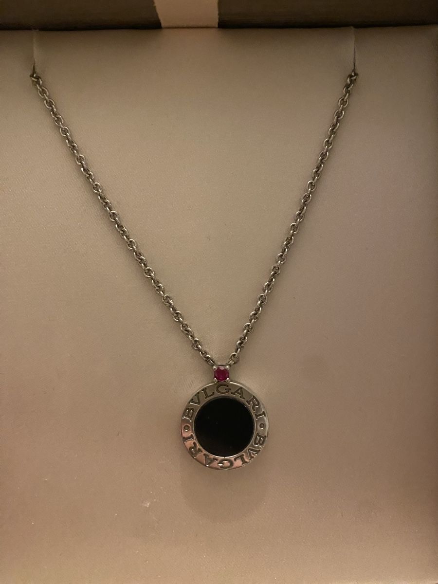 Bulgari Colliers: Collier Bulgari en argent avec un rubis – Neuf (Voir description) à Chêne-Bougeries par nam_7nkk