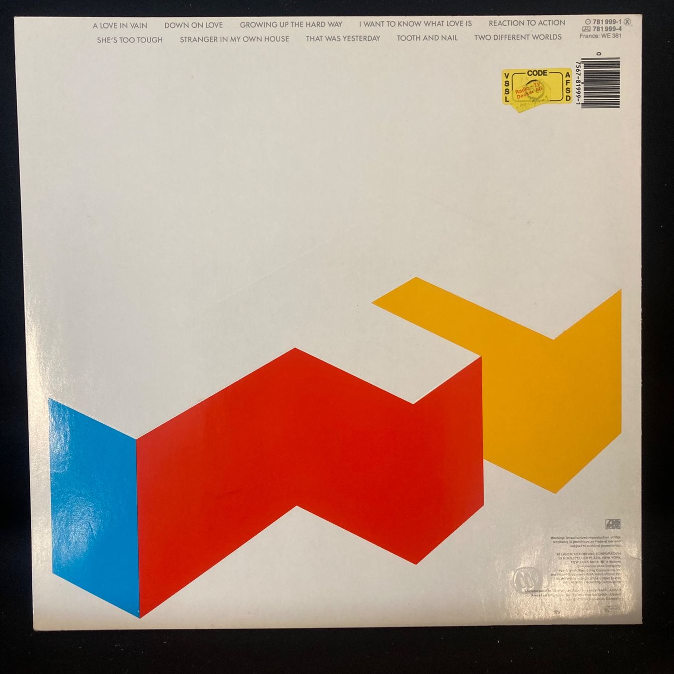 Schallplatten: Foreigner / Agent Provocateur – Gebraucht aus St.Gallen von Out-take 1