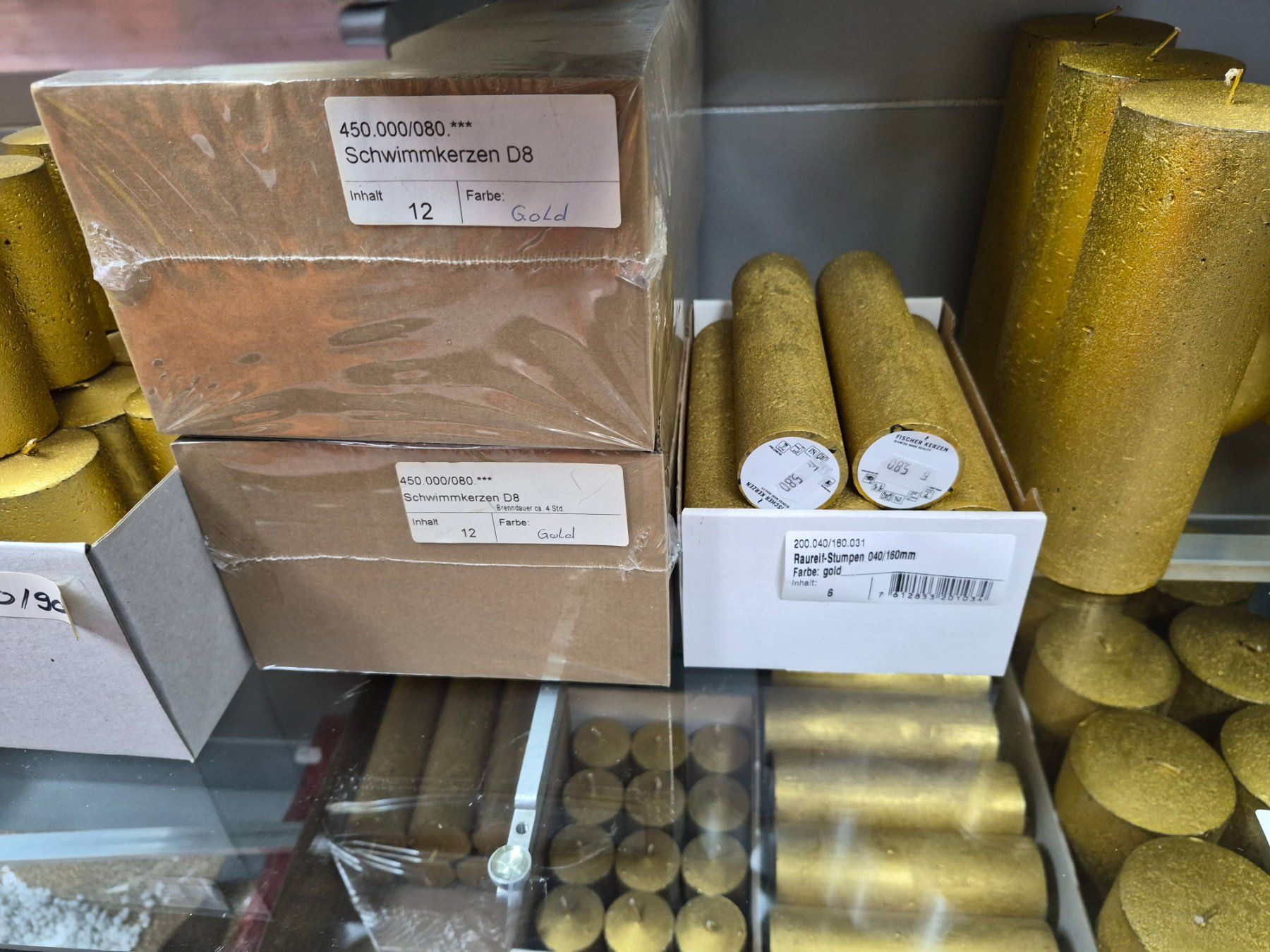 Candele: 479 Posten Kerzen aus Liquidation – Nuovo (secondo la descrizione) da Derendingen venduto da Meisterstuecke 2