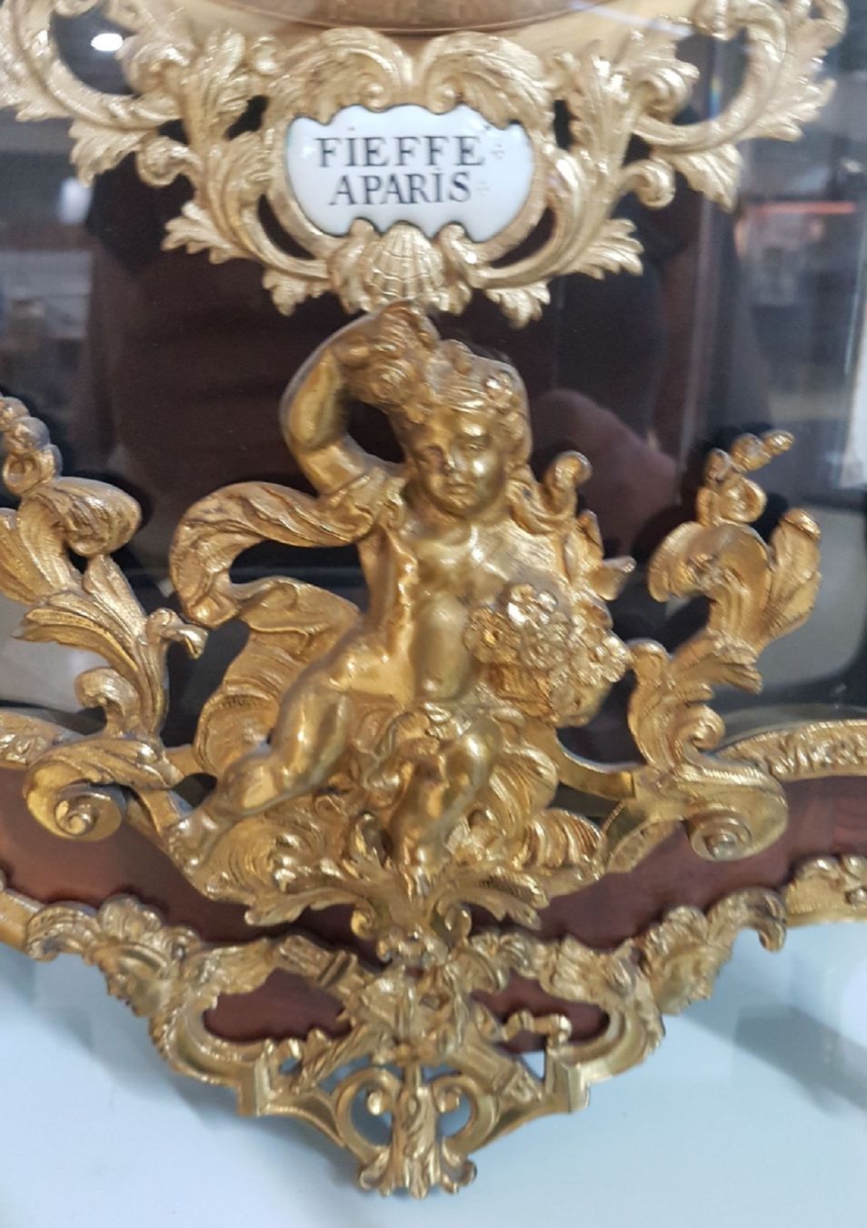 Orologi: Große Pomp Pendule signiert Fieffe Paris – Usato da Zürich venduto da Kristl_von_der_Post 6