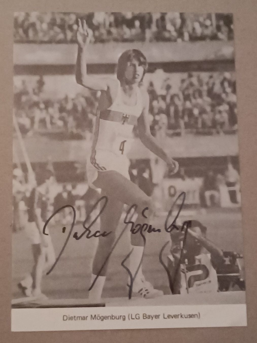Autografi: Dietmar Mögenburg - Olympiasieger – Usato da Menziken venduto da Autogramme