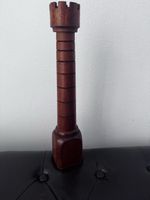 Antiker Handtuchhalter / Küchenrollenhalter aus Holz – Vinta