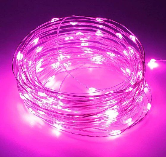 LEDLichterkette pink 5m 50 LED Kaufen auf Ricardo