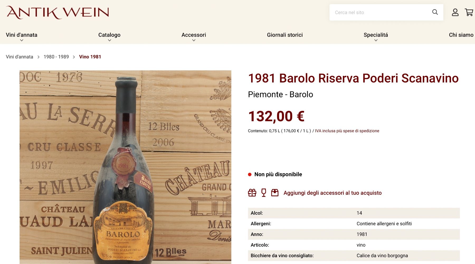 Wein: BAROLO 1981, Poderi Scanavino, Piemonte, 75cl – Neu und originalverpackt aus Suhr von Cestlavie90 4