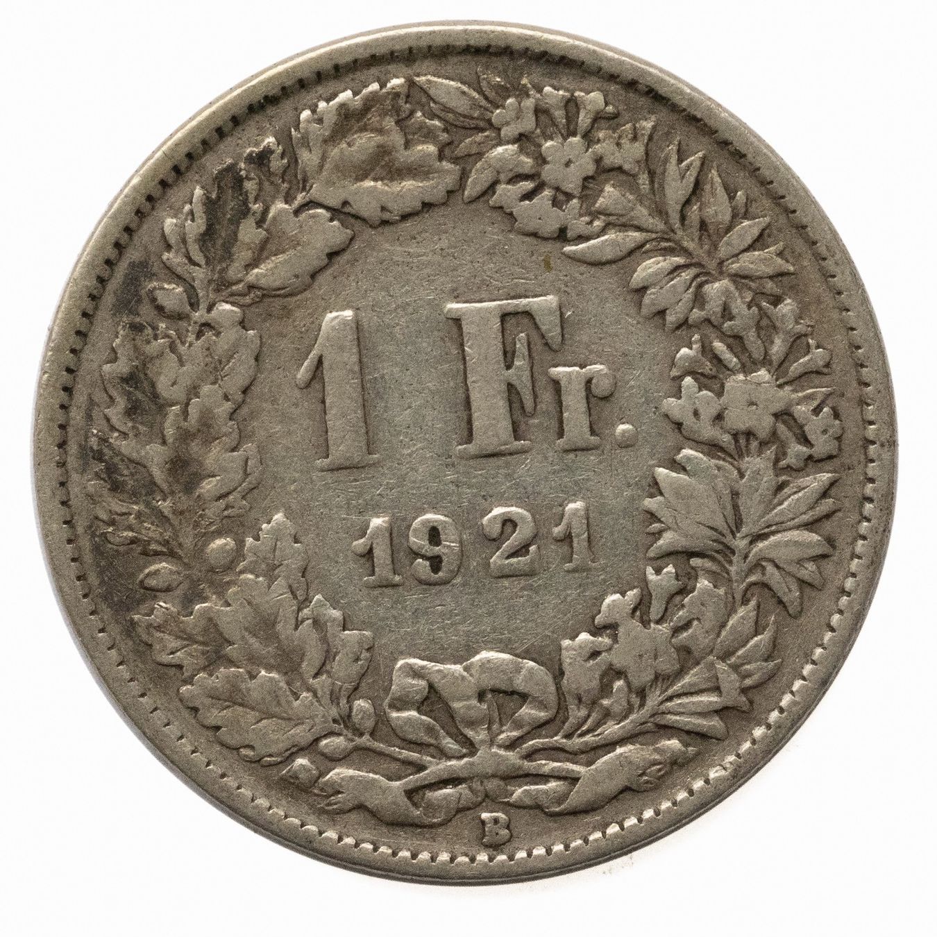 Tutti le monete: 1 Franken Silber 1921 – Usato da Rotkreuz venduto da Swiss-Coins