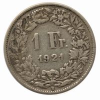 1 Franken Silber 1921