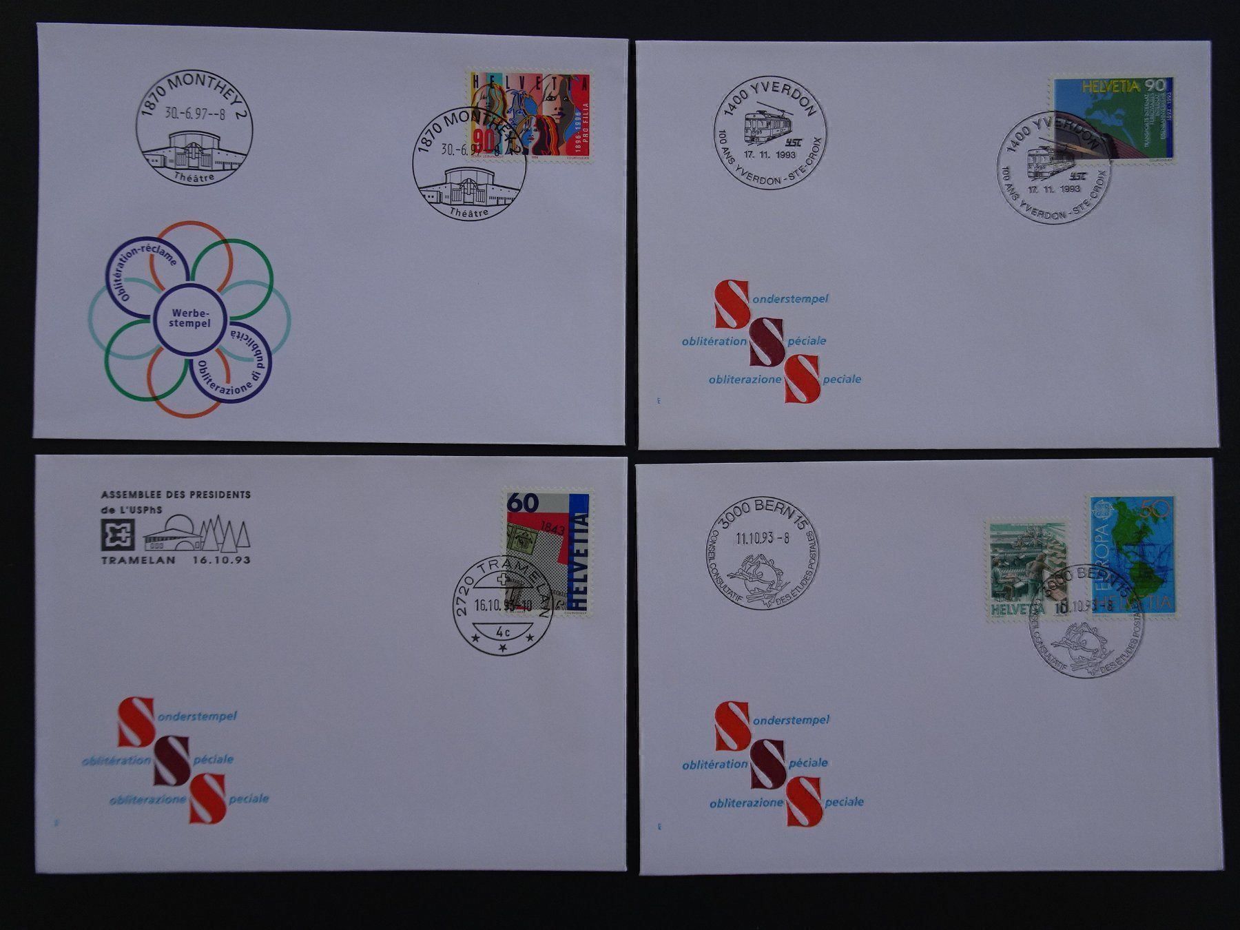Tous les timbres: 1993 – Neuf (Voir description) à Aadorf par Chnorli-Furz