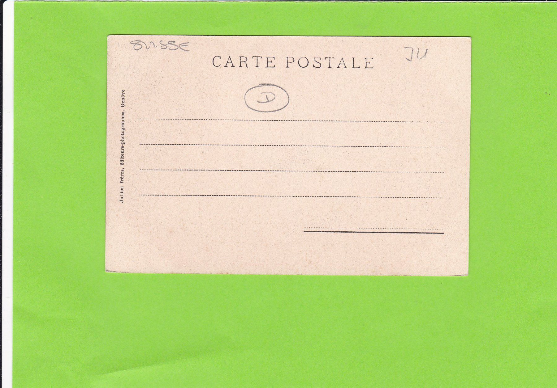Cartoline postali: Saint Cergue--Vue générale – Usato da St. Peterzell venduto da neckertal 1