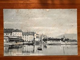 Postkarte Rapperswil Hotel Du Lac 1908 (P467)