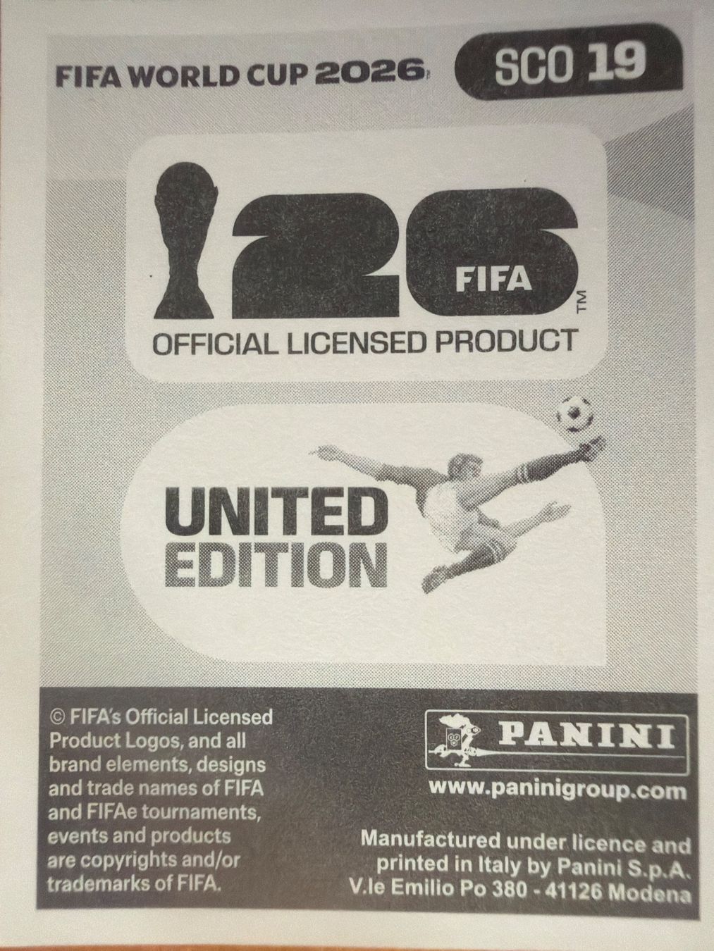 Panini Carte collezionabili: Panini SCO19 – Nuovo (secondo la descrizione) da Susten venduto da Rechnun 1
