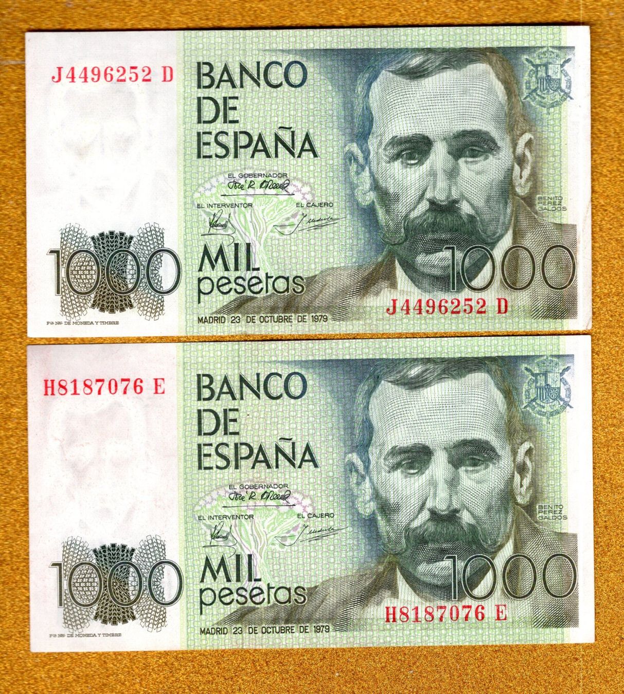 Banconote: Spain noten 2 stück nice grading – Usato da Leibstadt venduto da baroc333