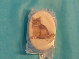 Englische Seife, Floral Charme, Katze, vegan, 75g
