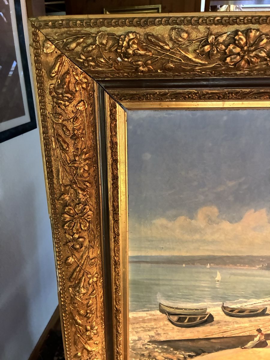 Tableaux: Denyo Frem - antikes Ölgemälde Nizza – D'occasion à Dornach par Rosengarten 2