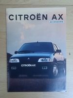 Citroen AX Accessoirie - Prospekt Schweiz 7.91 - W034