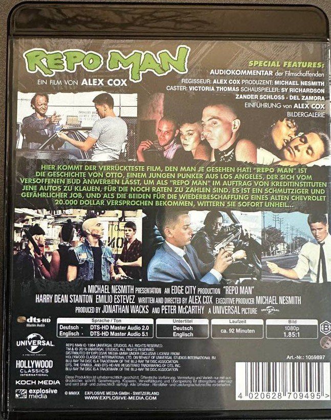 Tutti i DVDs: 2 Blu-rays Repo Man + Repo Men – Nuovo (secondo la descrizione) da Beringen venduto da Mantafisch1 1