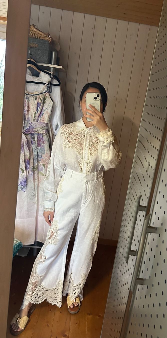 Zimmermann Tute: Zimmermann Elegant Blouse & Pants – Usato da St.Josefen venduto da lop_lh8d 3