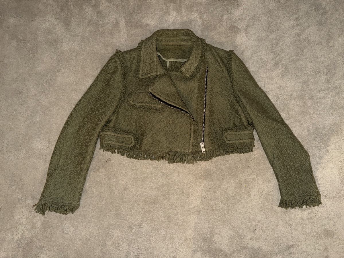 Giacche: MSGM Crop Jacke Fransen Gr 44  – Usato da Baar venduto da miami88mami
