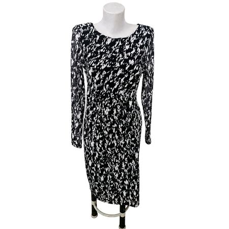 Elegantes Etuikleid von Women limited ca. S (M) schwarzweiss