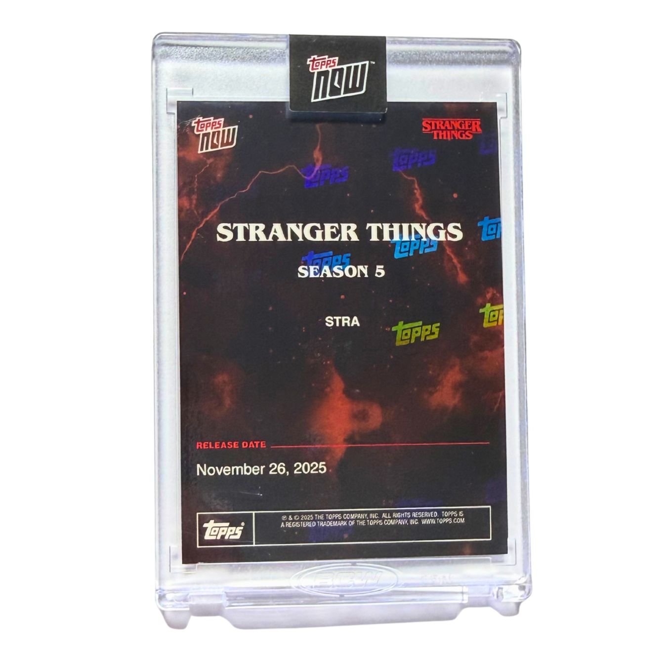 Topps Carte collezionabili: 2025 Topps Now Stranger Things  Base Card - STRA – Usato da St-Légier-Chiésaz venduto da GemMintCH 1