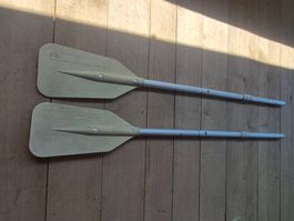 2x Paddel zu Ruderboot