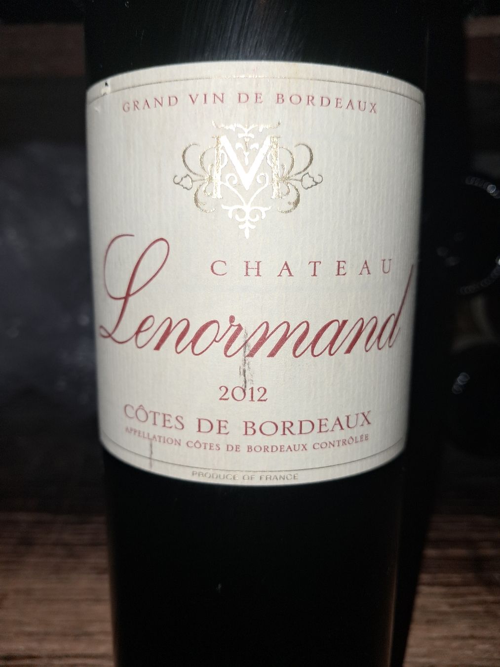 Vino: Château Lenormand Côtes de Bordeaux 2012 – Nuovo e nell'imballaggio originale da Le locle venduto da juliensaran