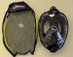 Schnorchelmaske Gonser neuwertig mit Tasche