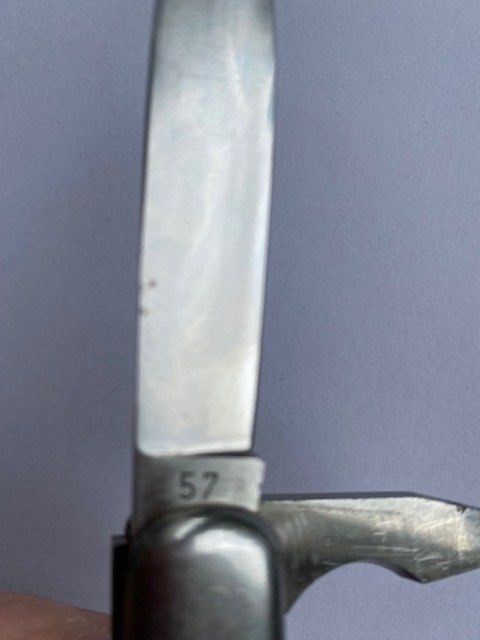Schweizer Armee Coltelli tascabile: WENGERINOX 57  SACKMESSER  CH ARMEE – Usato da Chur venduto da silbermon 7
