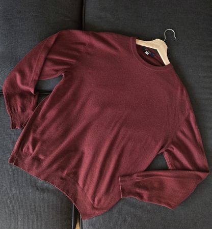 Royal Spencer Pullover M Cashmere Seide Rot