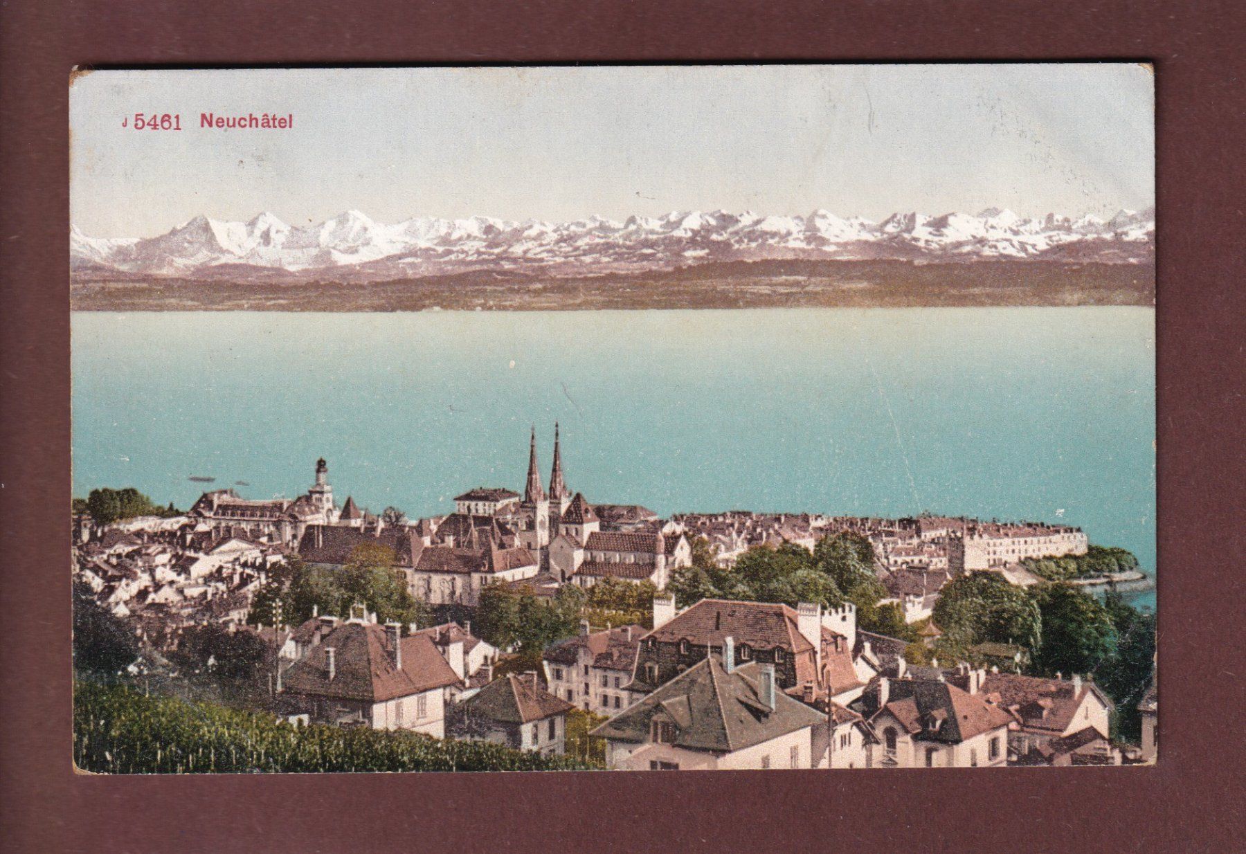 Cartoline postali: NEUCHÂTEL - 1911 – Usato da Pully venduto da nicecards