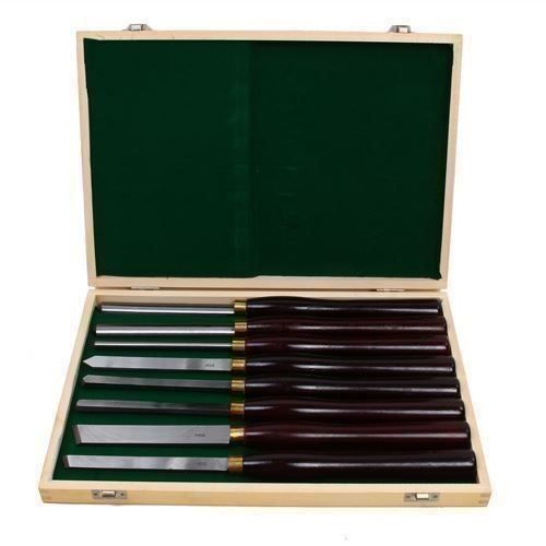 Tutti gli attrezzi: 8-teiliges Drechselbeitel-Set, HSS, neu – Nuovo (secondo la descrizione) da Thun venduto da Newnewshop 1