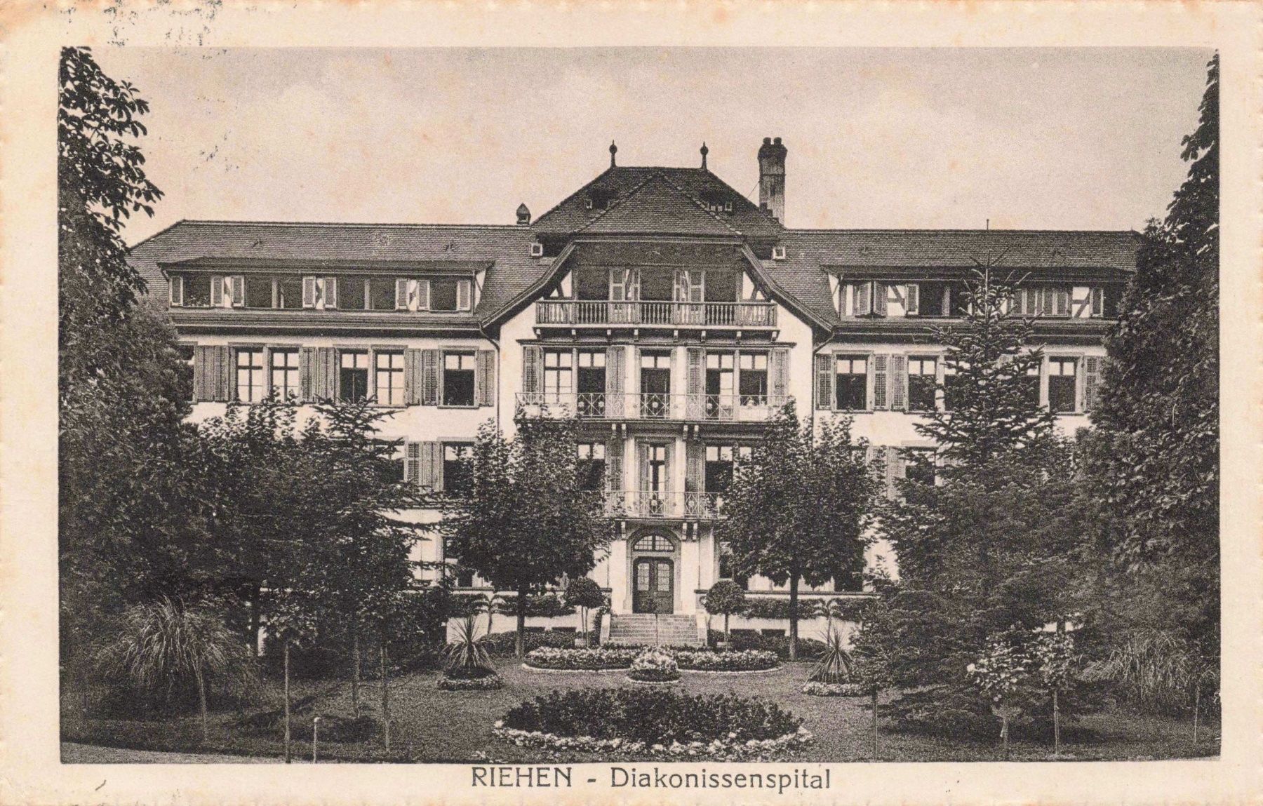 Ansichtskarten: Riehen diakonissenspital – Gebraucht aus Biasca von Blenio71