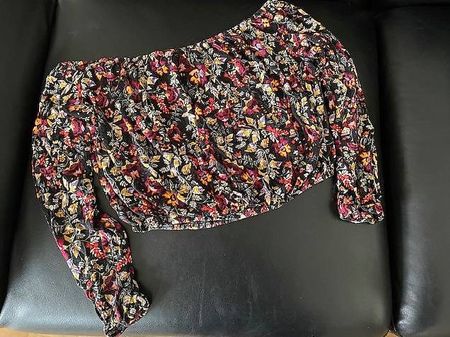 Croptop mit langen Ärmeln Gr. M