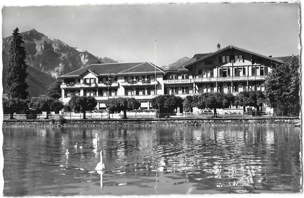 Cartoline postali: Bönigen Hotel Seiler au Lac – Usato da Olten venduto da clotaldi