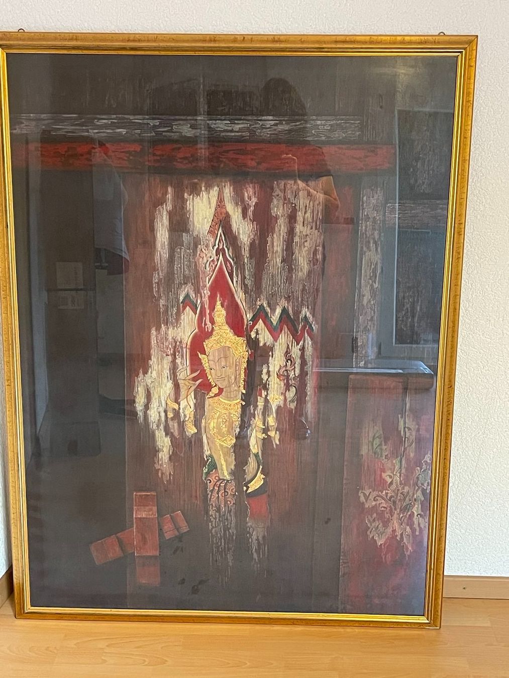 Gemälde: Peinture Buddha Ecole thaïlandaise -Thai School Buddha paint – Gebraucht aus Martigny von Manu144 1