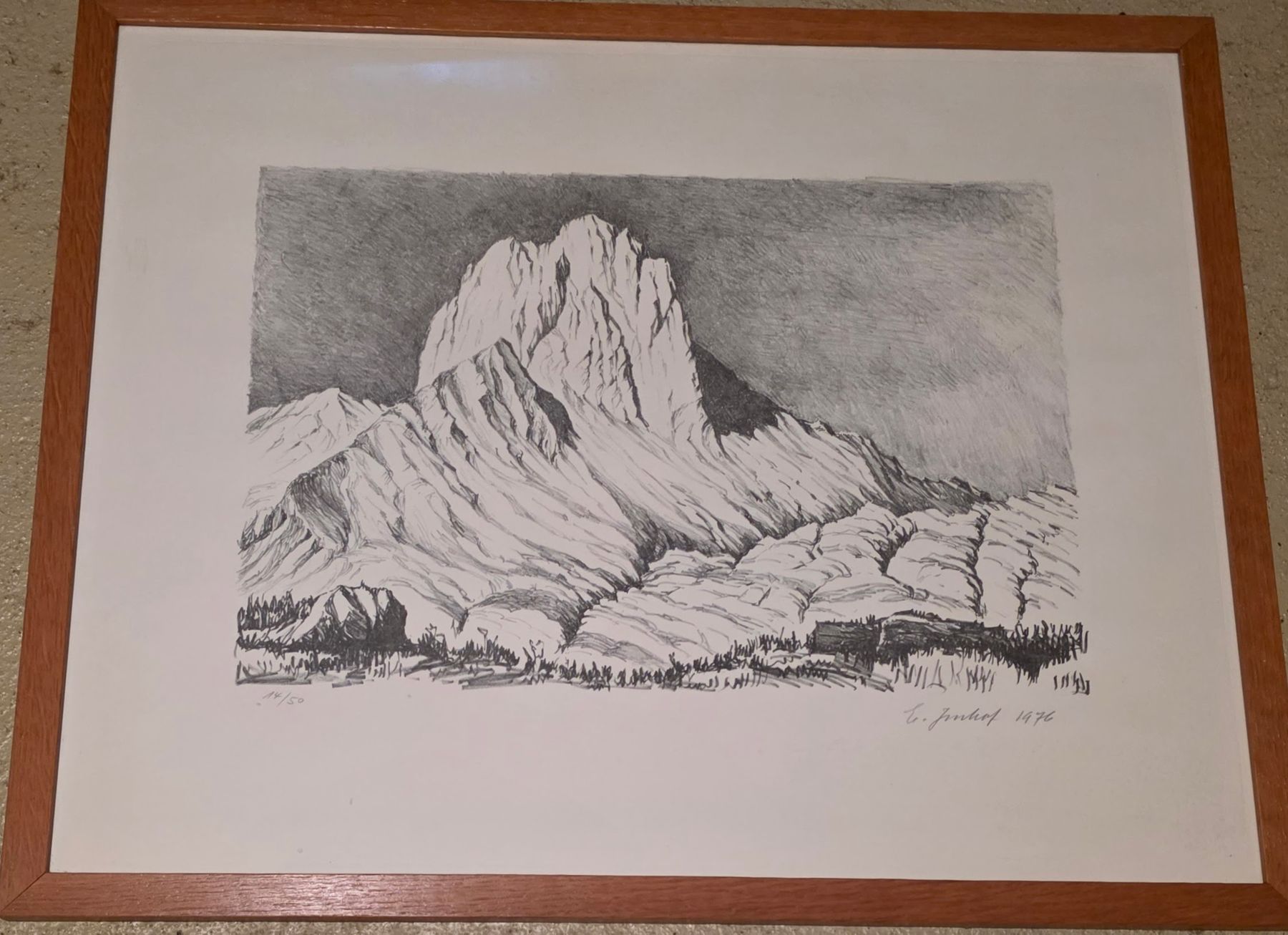 Posters & Illustrations: Bleistiftzeichnung von Eduard Imhof – D'occasion à Belp par Megagamer
