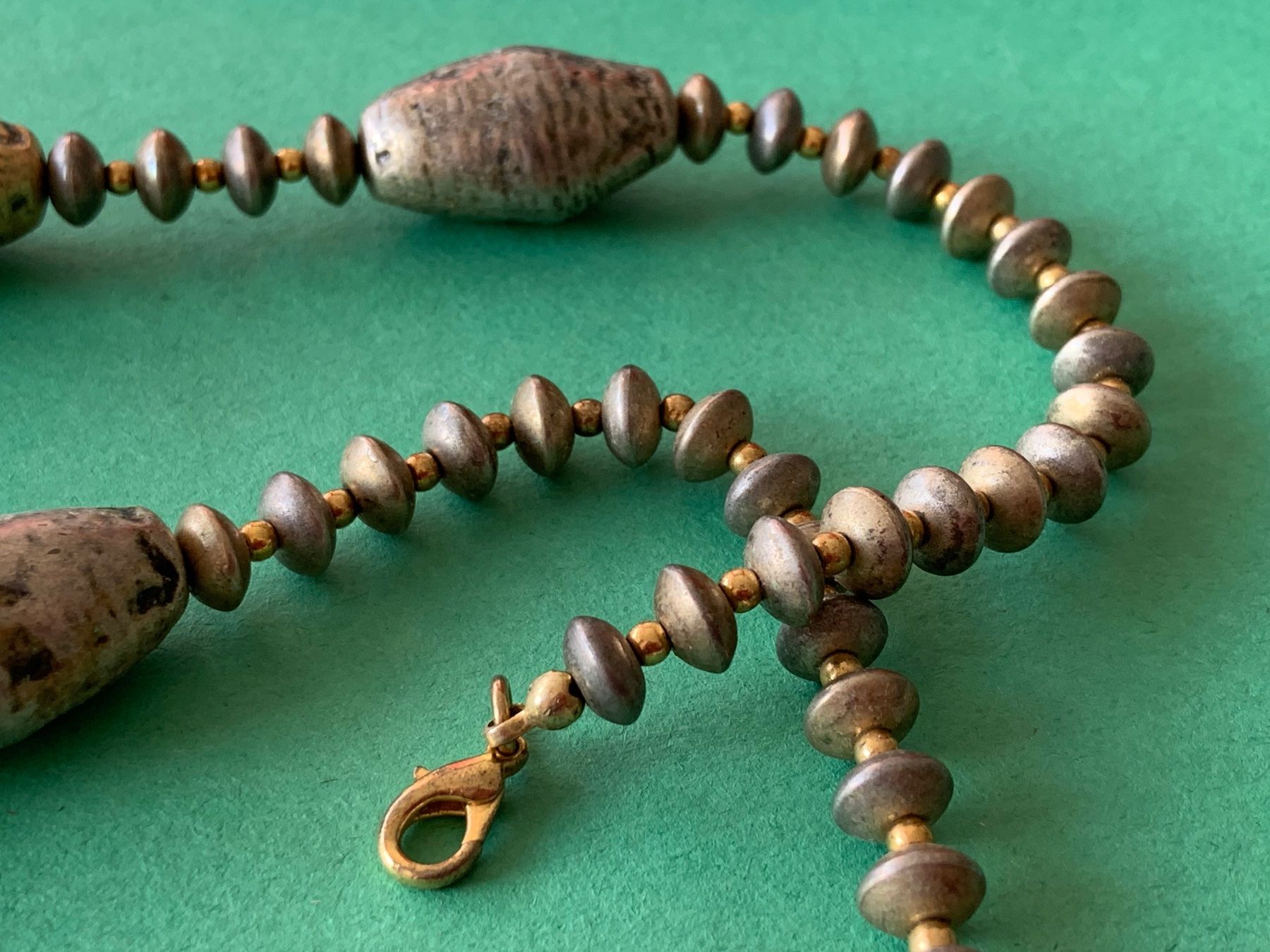 Catenine: Kette Festlich gold-silber (45cm) – Usato da Laufen venduto da belleskulptur 3