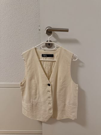 Zara Weste, Beige, Sommerlich, Grösse S