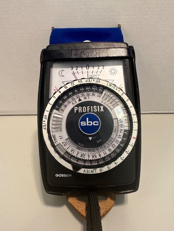Gossen Profisix SBC vintage Light Meter w/ Étui en cuir Kaufen auf
