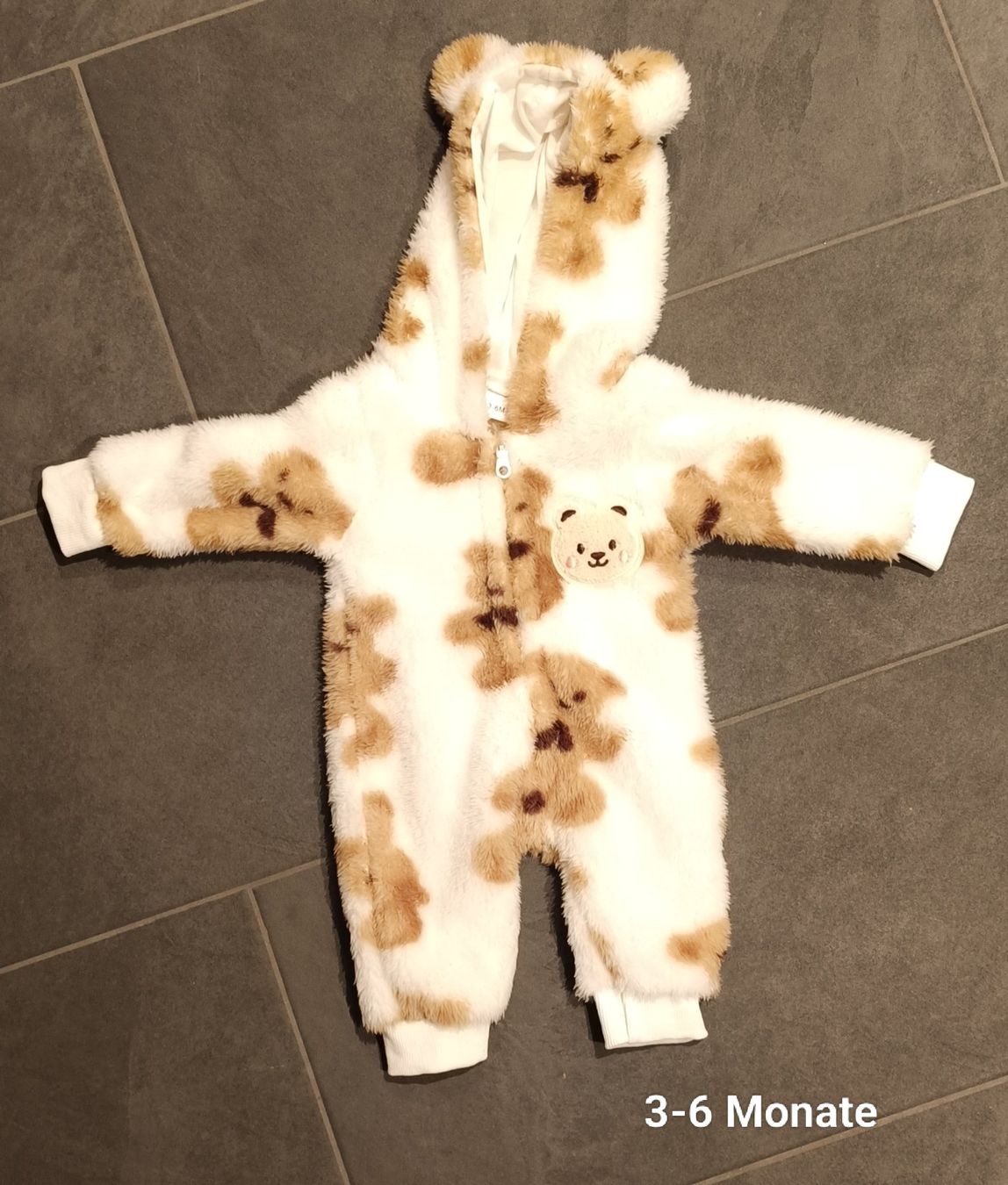 Completi: Teddy Overall, flauschig, Grösse 3-6 Monate – Usato da Nürensdorf venduto da nm_schoeni28