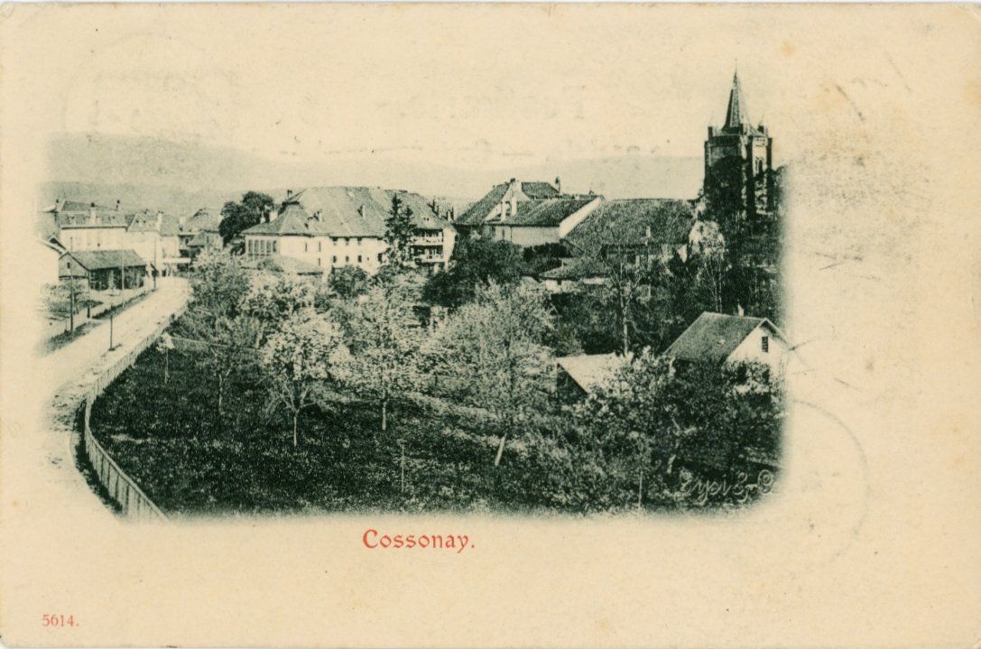 Cartoline postali: Cossonay  VD         en 1 9 0 0 – Usato da Brig venduto da Valcards54