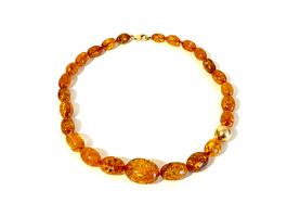 Amber Necklace - Gold Plated