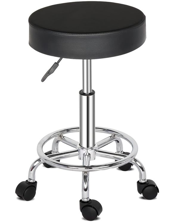 Rollhocker Arbeitshocker Drehhocker Höhenverstellbar 360° | Kaufen auf ...