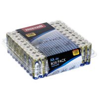 100 x Maxell Alkaline AA / LR06,Box Pack Ablaufdatum 05.2029