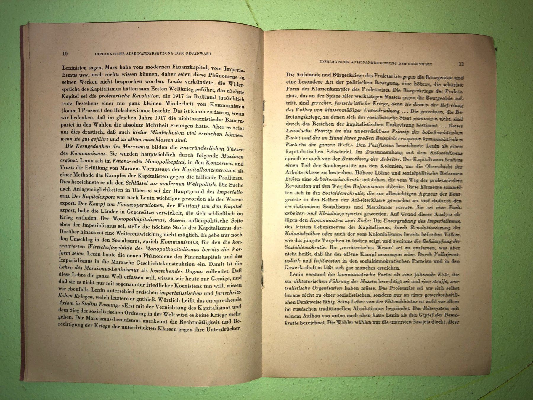 Bücher: Buchmann: Ideolog. Auseinandersetzungen d. Gegenwart 1956 – Gebraucht aus Zürich von allp 4