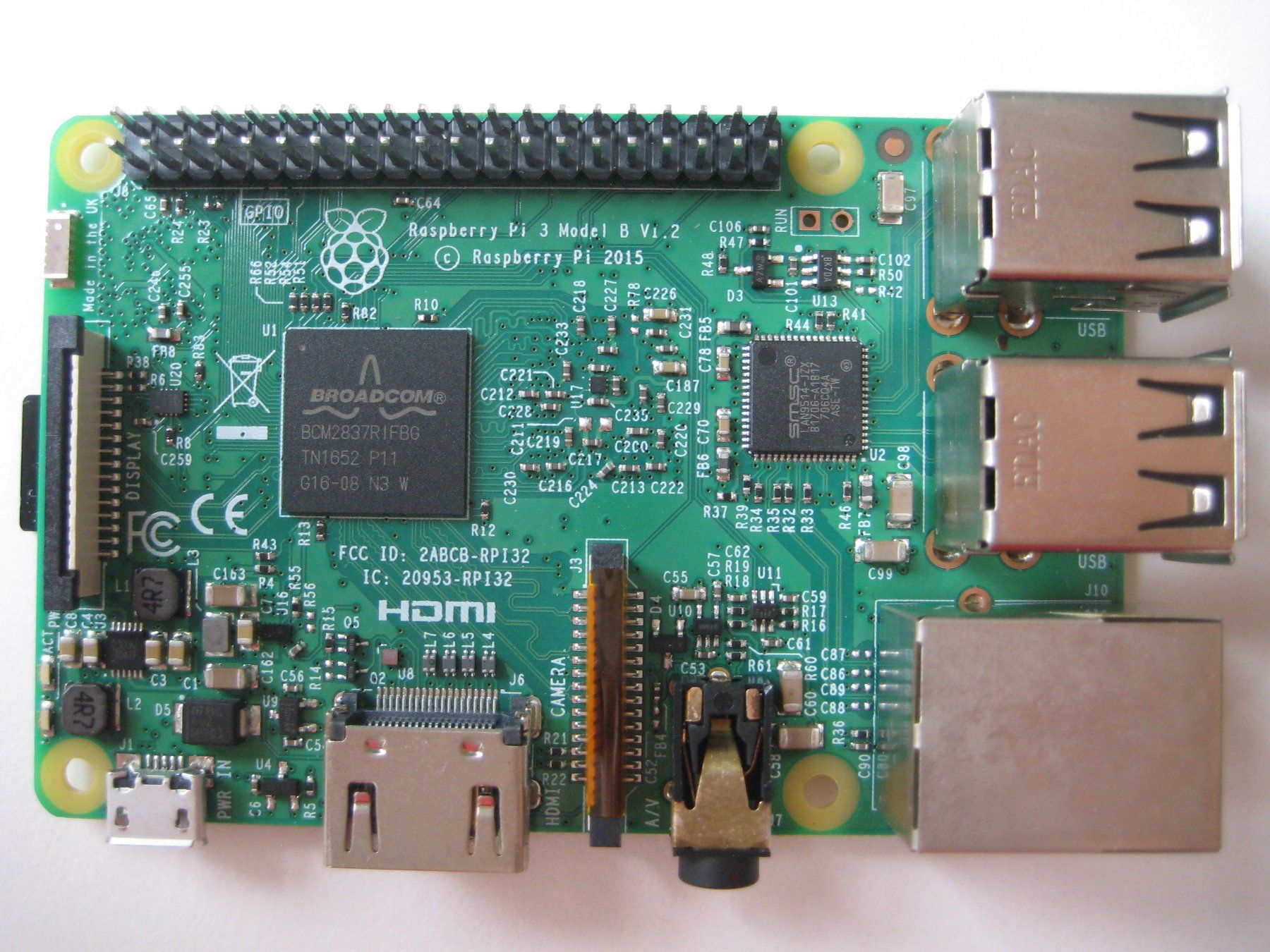 Raspberry Pi PCs: Raspberry Pi 3 Model B V1.2 – Gebraucht aus Jona von Downsmoger 3