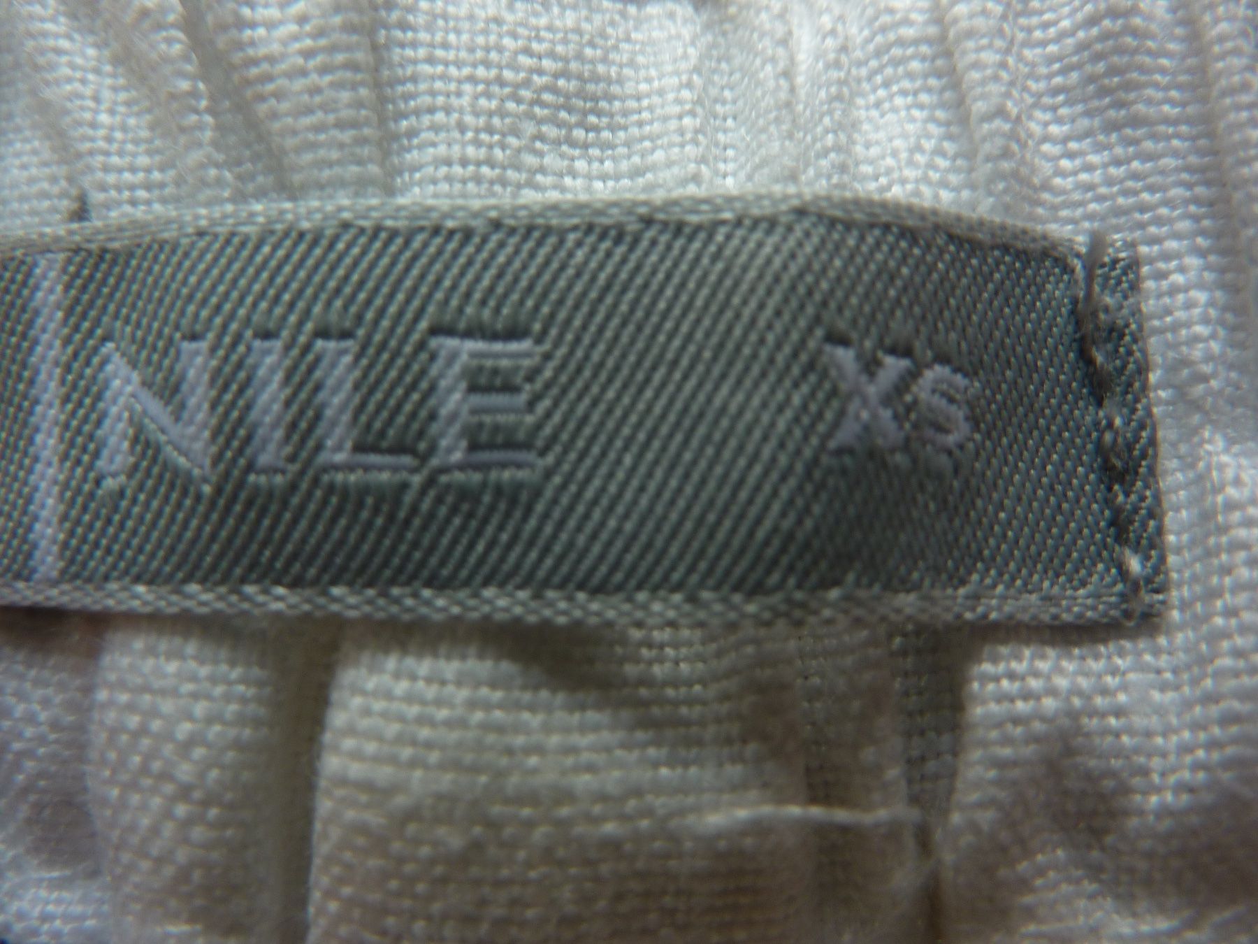 Nile Pantaloni: NILE Leinenhose weiss – Usato da Allschwil venduto da millefiori3 3
