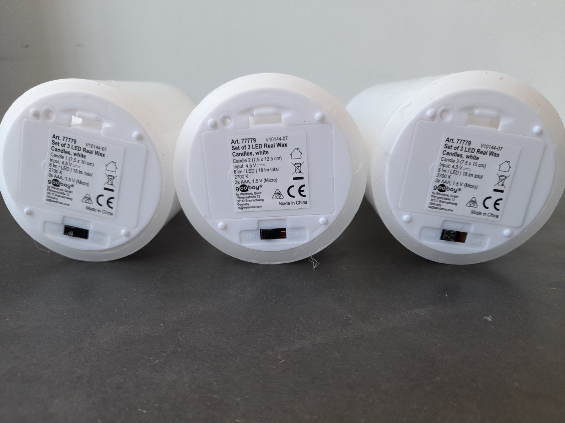 Ikea Candele: GOOBAY LED-Kerzen 3er – Nuovo (secondo la descrizione) da Liebefeld venduto da Restwert_Liebefeld 5