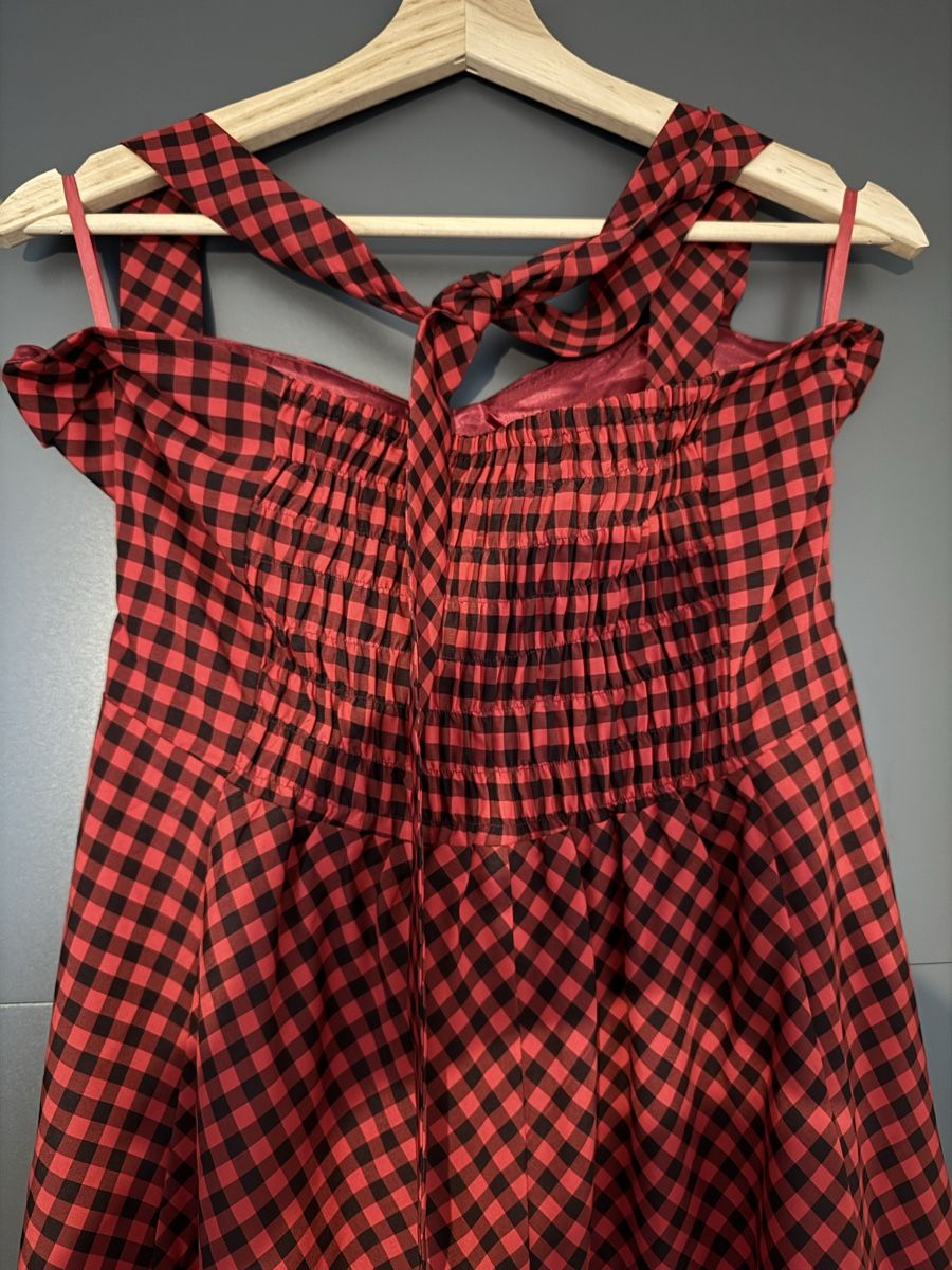 Vestiti: Rotes Kleid mit Karomuster – Usato da Aarau venduto da faXse 2
