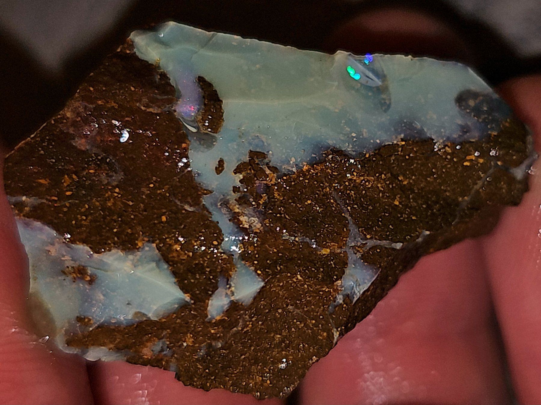 Pierres précieuses: Australischer Boulder Opal Rohstein – D'occasion à Uerkheim par Winwinner 1