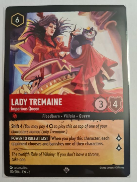 Lorcana, Lady Tremaine - Imperious Queen, 110/204-EN-2 (Neu (gemäss ...